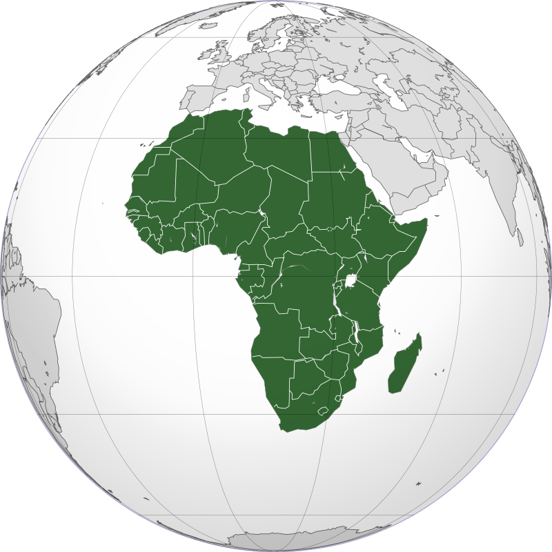 Africa (orthographic projection).svg